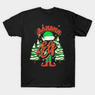 GRANDMA ELF CHRISTMAS T-Shirt